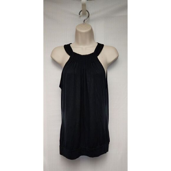 The Limited Sleeveless Pleated Front Top Black Size Small - Picture 5 of 9